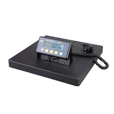 Image de G&amp;G PSB Balance de colis robuste 40 x cm Surface pesée en fonte d&#039;aluminium Fonctionne avec piles 75 kg 20 g//5 10 g