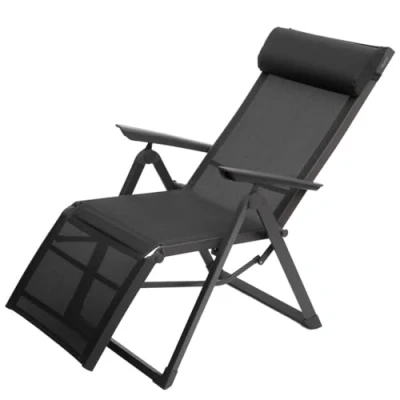 Image de Hespéride Fauteuil de Jardin inclinable Decima Anthracite &amp; Graphite