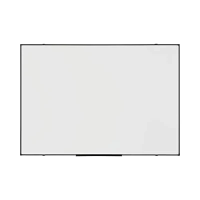 Image de BoardsPlus Economy Tableau blanc magnétique, 105 x 75 cm, surface en acier laqué effaçable à sec, cadre Tech Alloy Noir