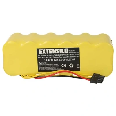 Image de EXTENSILO 1x Batterie Compatible avec Profimaster Robot 2712 aspirateur (3300mAh, 14,4V, NiMH)