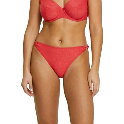 Image de SANS COMPLEXE Femme Bask Bliss Maillot De Bain, Culotte Taille Basse, Rouge Poppy, 46 48 EU