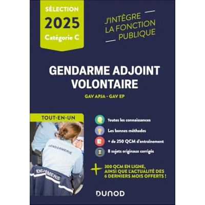 Image de Epreuves de sélection Gendarme adjoint volontaire 2025: GAV APJA EP (2025)