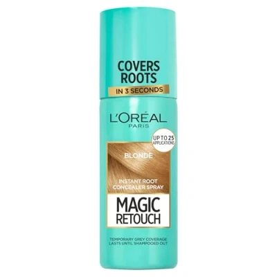Image de L&#039;Oréal Paris Spray Instantané Correcteur de Racines &amp; Cheveux Blancs, Magic Retouch, Brun, 75 ml