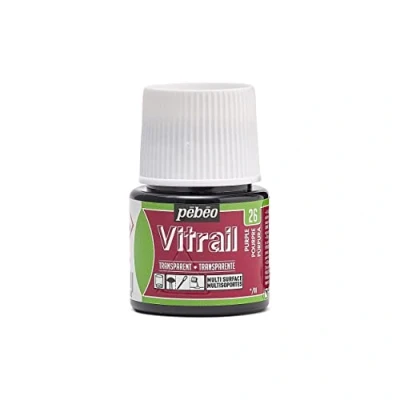 Image de Pébéo 050026 Vitrail 1 Flacon Pourpre 45 ML