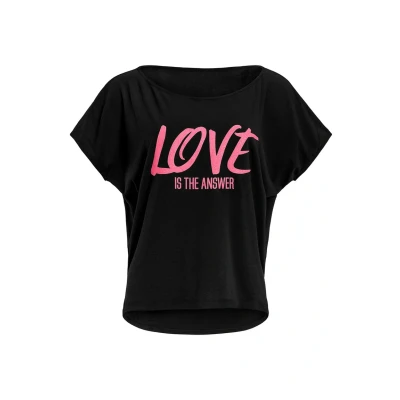 Image de Winshape MCT002 Ultra Light Tshirt imprimé, Femme, Taille: XXL, Black/glitter/neon pink