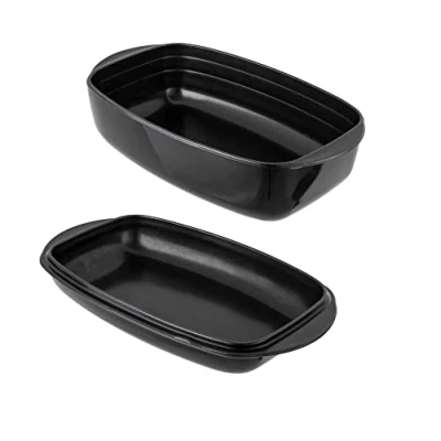 Image de KUHN RIKON Easy Plat à rôtir en verre avec revêtement 4,3 l + 2,2