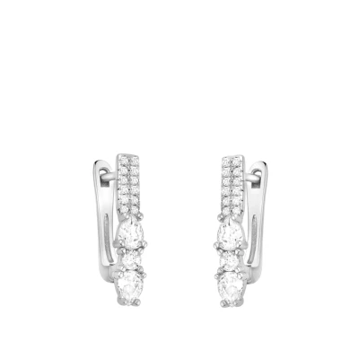 Image de SOFIA MILANI Boucles d&#039;Oreilles pour Femme en Argent 925 Clou d&#039;Oreille avec de Pierre Zircon E1726