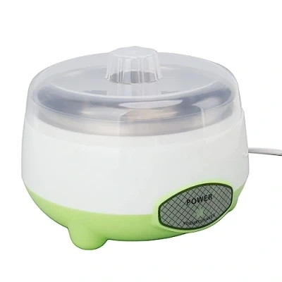 Image de LJCM Yaourtière, Yaourtière DIY Compacte 15W, Chauffage Uniforme, Récipient en Acier Inoxydable pour Le Salon et la Famille (Prise UE 220V)