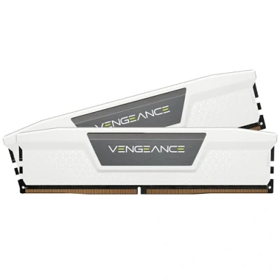 Image de CORSAIR Vengeance DDR5 RAM 32Go (2x16Go) 6000MHz CL30 36 76 1.4V AMD Expo &amp; Intel XMP Mémoire pour Ordinateur de Bureau Blanc (CMK32GX5M2B6000Z30W)