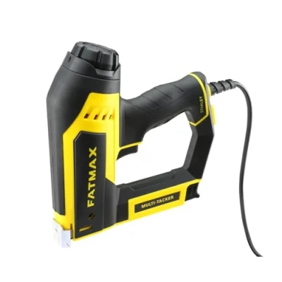 Image de Stanley Fmht6 75934 Agrafeuse Cloueuse 5 en 1 Gamme Fatmax Compacte Chargement des Agrafes Facile Corps Abs Renforce Intensité Variable Poignée Soft Grip Acceptes Formats d&#039;Agrafes