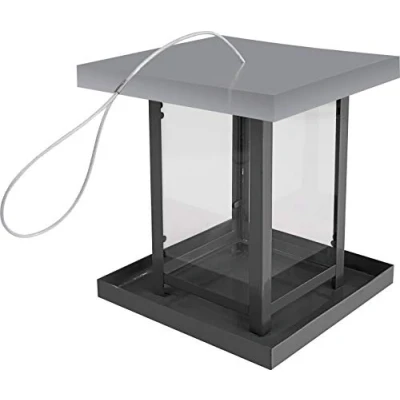 Image de Windhager Mangeoire Silo à Oiseaux View, Nourriture pour Oiseaux, Poulailler, Distributeur de 07015