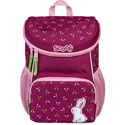 Image de Scooli Mini Me I Ergonomic Backpack for Kids 2 5 Years Old with Removable Chest Strap Kindergarten, Nursery and Nursery, Rosie Rabbit, Rabitt