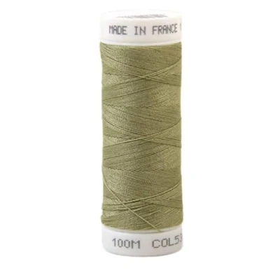 Image de MDC Fil à Coudre Polyester 100m Made in France Vert Kaki 536