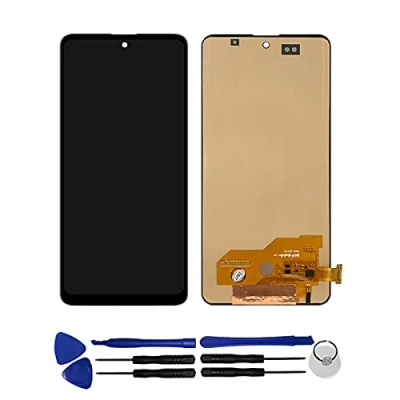 Image de OYOG Ecran pour Samsung Galaxy A51 5G SM A516F A516F/DSN A516N A516B/DS A516B A516U Vitre Tactile LCD Assemblé (sans Châssis) Remplacement Noir