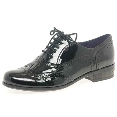 Image de Clarks Hamble OAK Derbies, Femme, Taille: 38, Black Cuir