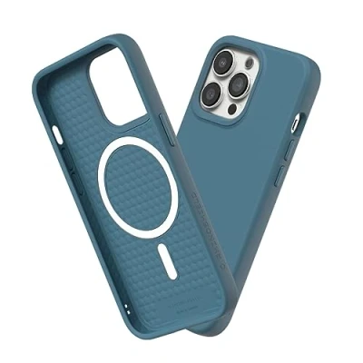 Image de RhinoShield Coque Compatible avec [iPhone 13 Pro Max] SolidSuit Magsafe Fine Technologie d&#039;absorption des Chocs et Finition Premium Mate Océan Bleu