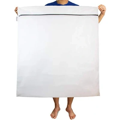 Image de LIEBLINGS Ding Sac à Linge XXL (100cm x 90cm) Filet pour Machine Laver et sèche la lessive Voyager de Lavage vêtements