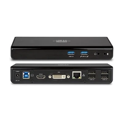 Image de Hamlet Docking Station USB 3.0 d&#039;accueil Noir Neuf