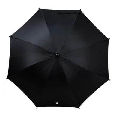 Image de Parasol Dooky pour landau ou poussette (universel et flexible, protection UPF 50+, flexibilité à 180 degrés, technologie flex, système easyfix, hydrofuge), Noir