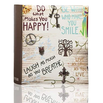 Image de Arpan Slip en Memo 200 contient 6x4 &quot;/ 15x10cm Album photo Slogan inspiré de la vie