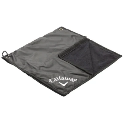 Image de Callaway Rain Sac de Pluie avec Capuche et Serviette Noir Mixte, Taille Unique