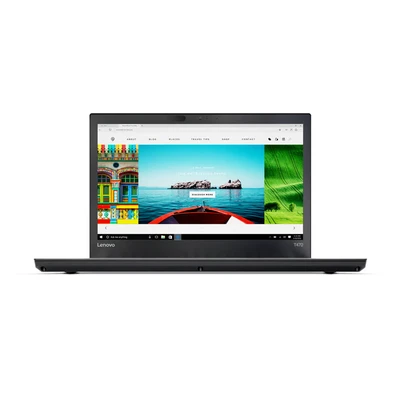 Image de Lenovo ThinkPad T470 i5 7200U Ordinateur portable 35,6 cm (14 ) Full HD Intel® Core™ 8 Go DDR4 SDRAM 256 SSD Wi Fi 5 (802.11ac) Windows 10 Pro Noir Très bon état