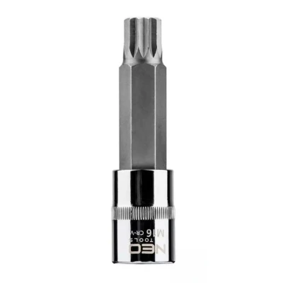 Image de NEO TOOLS Clé à douille 1/2pouce M16 Acier chrome vanadium, d&#039;outil Spline 08 746