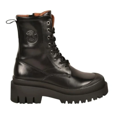 Image de Pataugas Ainoa B/N F4H Bottines à plateau, Femme, Taille: 39, Black Cuir et textile