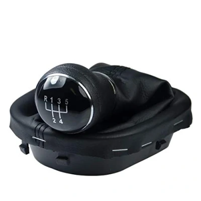 Image de L&amp;P A263 4 soufflet Levier de vitesse Pommeau la coiffe cuirette avec cadre piece rechange nombre 1t0711113 et 2K0711113