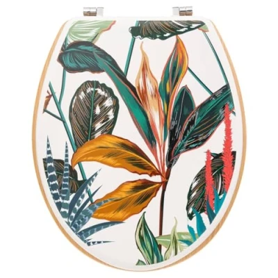 Image de Five Abattant WC en Bois &amp; Charnières zinc Déco Palawan