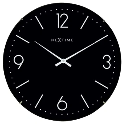 Image de neXtime 3157ZW Basic Dome Plastique Noir 35x35x5 cm