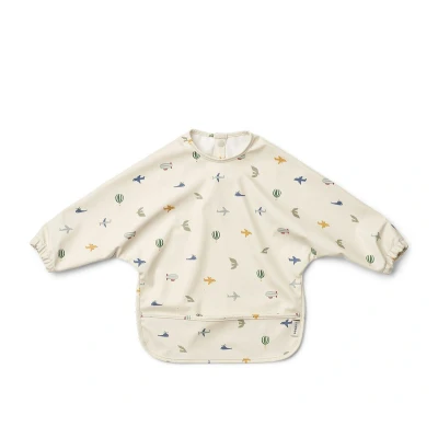 Image de Liewood Merle Printed CAPE BIB Unisex Autres accessoires pour enfants, Taille: One Size, Aviator / ecru