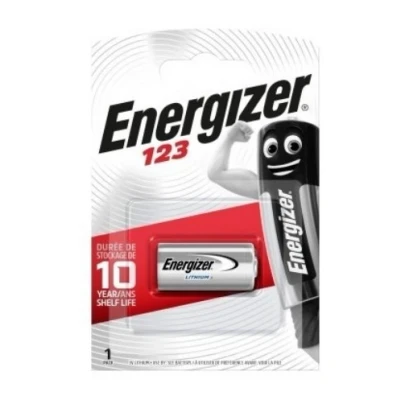 Image de ENERGIZER 123, PHOTO E300687400 Batteries 3V Pièce Accumulateur lithium polymère