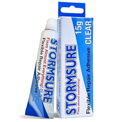 Image de Stormsure Rubber Boot Repair Adhesive : 15g Clear Glue for Wellingtons and GumBoot