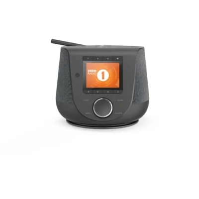 Image de Hama radio numérique &quot;DIR3200SBT&quot; (Spotify, WLAN / LAN DAB + FM, écran couleur, fonction USB, réveil et diffusion Wi Fi, multiroom, télécommande, application de gratuite) Noir