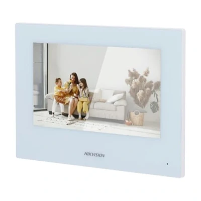 Image de Hikvision DS KH6320 WTE1 W(Europe BV) système vidéophone 17,8 cm (7 ) Blanc Neuf
