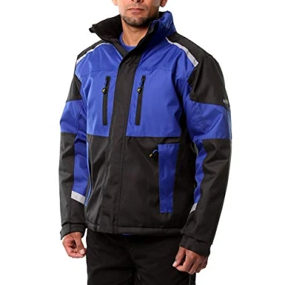 Image de Veste en toile Taille M noir/bleu royal