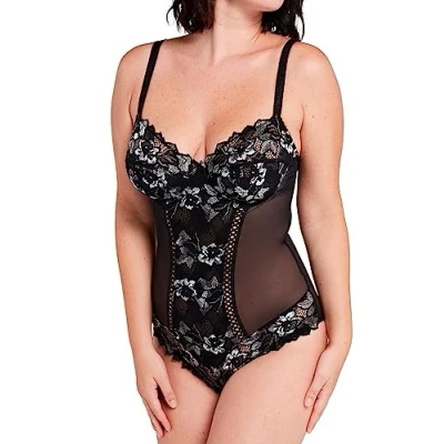 Image de Sans Complexe ARUM GALA Body, Femme, Taille: 85C, Black grey