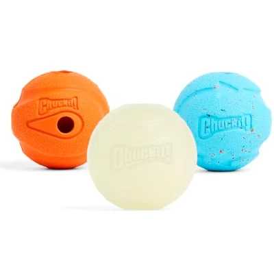 Image de Chuckit! Fetch Medley Asst Balle pour Chien Couleur Aléatoire Taille M 3 Pièces