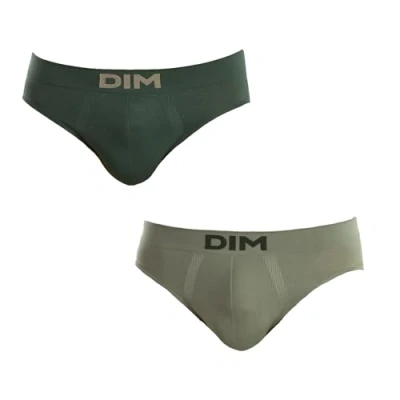 Image de DIM Slip Homme Seamless Micro x2, Vert Jade/Vertjungle, XL