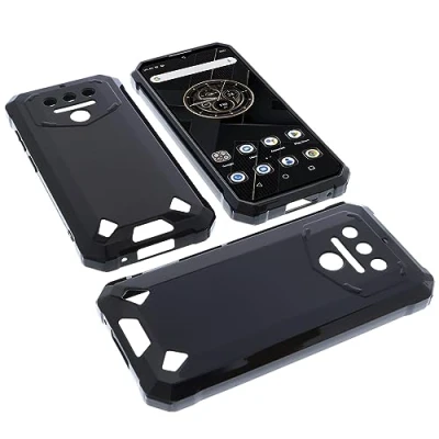 Image de foto kontor Coque Compatible avec Oukitel WP23 Housse pour Smartphone Étui en Caoutchouc TPU Noir