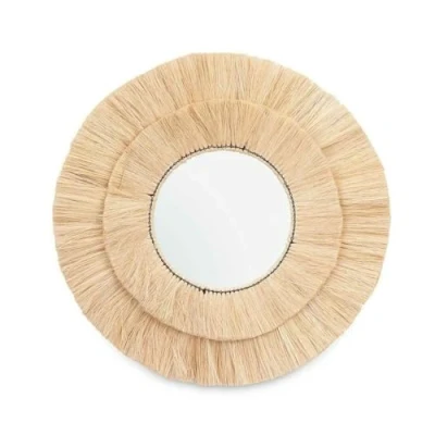 Image de Gift Decor Miroir Mural Marron Verre Herbe 73 x 3 cm