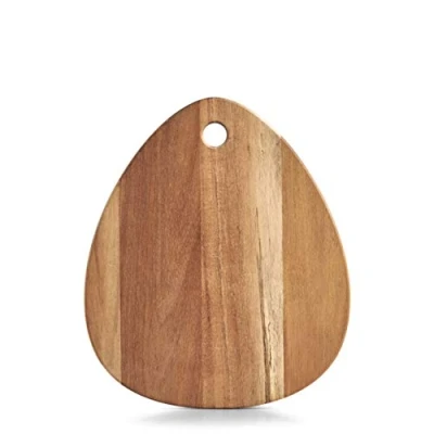 Image de Zeller 25518 Planche à découper en forme de goutte acacia huilé 30 x 26 2 cm