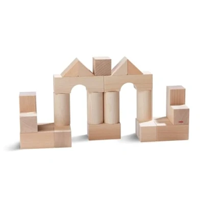 Image de HABA 1071 Starter set Basic Building Blocks 26 Wooden Pieces, for Ages 1 and Up (Made in Germany)