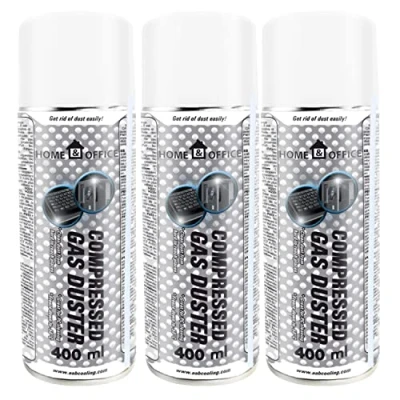 Image de Air Comprimé 3X AABCOOLING Home&amp;Office Gas Duster 400ml K2, Enlever la Poussière, Photo et caméscopes, Nettoyage, Accessoires, Informatique Matériel, Kits de Préparation en Spray