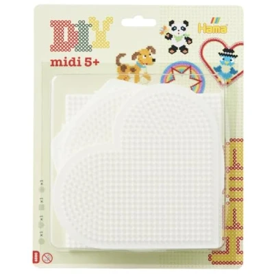 Image de Hama Perles à Repasser, 4580, Large, Blanc