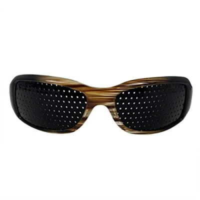 Image de NATURALIGHT Lunettes à sténopé Diamante Méthode de Bates Gymnastique Oculaire pour Entraîner la Vue