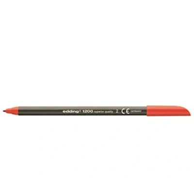 Image de edding 1200 Feutre de coloriage pointe fine rouge 1 stylo ronde mm pour ecriture, dessin, coloriage, Unité