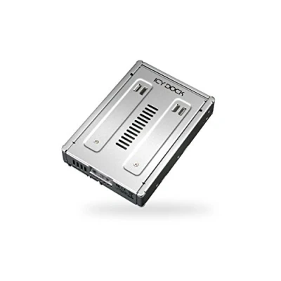 Image de ICY DOCK Convertisseur Adaptateur, kit de Montage, boitier convertisseur, Caddy Disque Dur &amp; SSD 2.5&quot; SATA/SAS à 3.5&quot; SATA Métal EZConvert MB982SP 1S