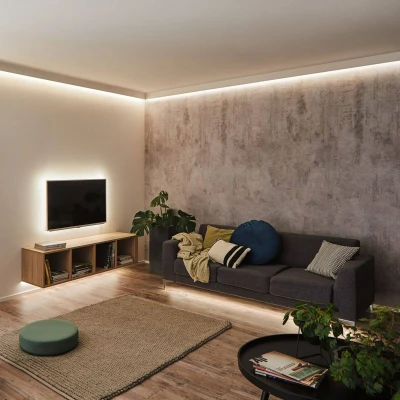 Image de Paulmann 79883 LED MaxLED 250 2,5 m RGBW IP44 Protect Cover INCL 1x16 Watts Strip Bande Lumineuse 3000 K, Matière Plastique, 17 W, Argent